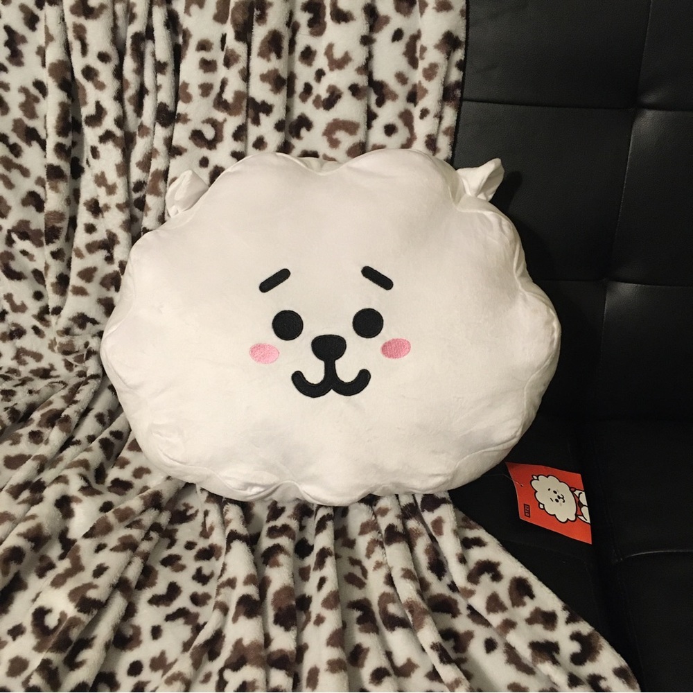 BT21 RJ Medium Face Plush Pillow